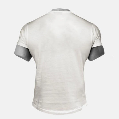 Men's Black Slim-Fit Cotton Tee